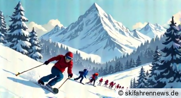 Aufregende Wettkampfbedingungen in Courchevel ...